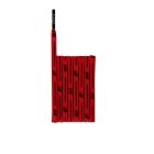 ARI COLORFUL SHOELACES - 5MM/125CM - RED/BLACK
