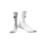 ADIDAS FOOTBALL GRIP KNITTED LIGHT CREW SOCKS - WHITE/BLACK