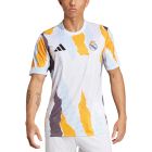 ADIDAS REAL MADRID 2024/2025 PRE SHIRT - WHITE ORANGE/CHARCOAL/GLOW BLUE