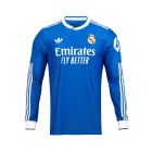 ADIDAS REAL MADRID 2025/2026 THIRD PLAYER LONG SLEEVE JERSEY - BLUEBIRD