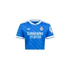 ADIDAS REAL MADRID 2025/2026 THIRD WOMEN CROP JERSEY - BLUEBIRD
