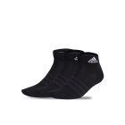 ADIDAS THIN AND LIGHT ANKLE SOCKS 3 PAIRS - BLACK/WHITE