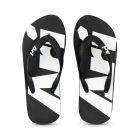 ARI FLIP FLOP SANDALS - BLACK/WHITE/BLACK