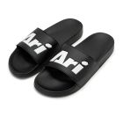 ARI SLIDE SANDALS - BLACK/WHITE