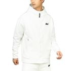 ARI TAG FULL ZIP HOODED JACKET - WHTE/WHITE/BLACK