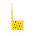 ARI THAI LETTERS SHOELACES - 5MM/125CM - YELLOW/BLACK/YELLOW