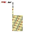 ARI X TSUBASA 2025 FURANO SHOELACES - YELLOW/BLACK/RED