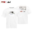 ARI X TSUBASA 2025 ISHIZAKI REGULAR TEE - WHITE/BLACK/BLUE