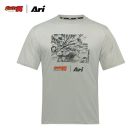 ARI X TSUBASA 2025 SODA REGULAR TEE - GREY/BLACK/RED