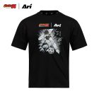 ARI X TSUBASA 2025 TIGER REGULAR TEE - BLACK/WHITE/RED