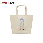 ARI X TSUBASA 2025 TSUBASA TOTE BAG - RAW WHITE/BLUE/BLACK