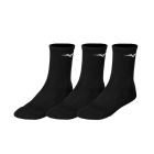 MIZUNO TRAINING SOCKS 3P - BLACK