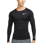 NIKE PRO DRI FIT TIGHT TOP LONG SLEEVE - BLACK/WHITE