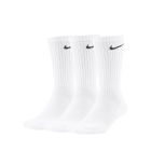 NIKE EVERYDAY CUSHIONED CREW 3 PAIRS - WHITE/BLACK