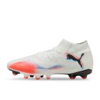 PUMA FUTURE 8 PRO FG/AG - PUMA WHITE/PUMA BLACK/GLOWING RED