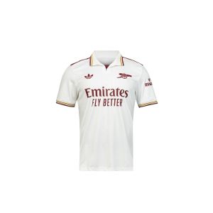 ADIDAS ARSENAL 2025/2026 THIRD KIDS JERSEY - CLOUD WHITE/TEAM COLL BURGUNDY