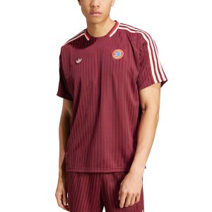 ADIDAS BAYERN MUNICH TERRACE ICONS JERSEY - SHADOW RED