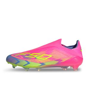ADIDAS F50 ELITE LACELESS FG - LUCID PINK/LUCID LEMON/BLUE FUSION
