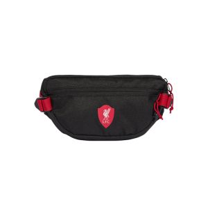 ADIDAS LIVERPOOL 2025/2026 WAIST BAG - BLACK/STRAWBERRY RED