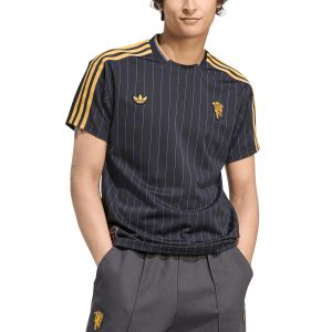 ADIDAS MANCHESTER UNITED TERRACE ICONS JERSEY - BLACK