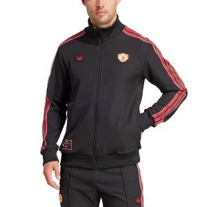 ADIDAS MAN UTD TERRACE ICONS TRACK TOP - BLACK