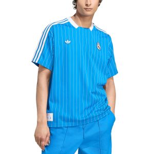 ADIDAS REAL MADRID TERRACE ICONS JERSEY - BLUEBIRD/WHITE