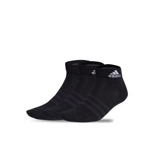 ADIDAS THIN AND LIGHT ANKLE SOCKS 3 PAIRS - BLACK/WHITE