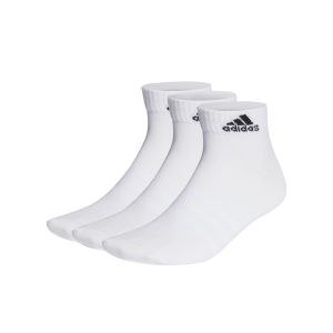 ADIDAS THIN AND LIGHT ANKLE SOCKS 3 PAIRS - WHITE/BLACK