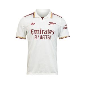 ADIDAS ARSENAL 2025/2026 THIRD PLAYER JERSEY - CLOUD WHITE/TEAM COLL BURGUNDY