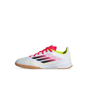 ADIDAS F50 LEAGUE IN J - FTWR WHITE/CORE BLACK/SOLAR YELLOW