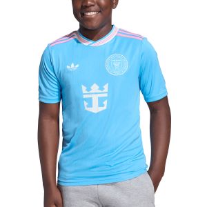 ADIDAS INTER MIAMI CF 2025/2026 THIRD KIDS JERSEY MESSI#10 - SEMI BLUE BURST