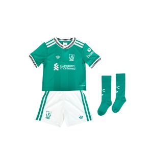 ADIDAS LIVERPOOL 2025/2026 THIRD MINI JERSEY - SEA GREEN/WHITE