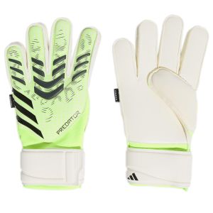 ADIDAS PREDATOR MATCH FINGERSAVE GLOVES - LUCID LEMON/WHITE/BLACK