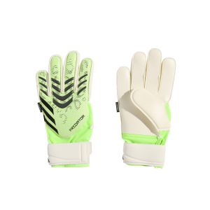 ADIDAS PREDATOR MATCH FINGERSAVE GLOVES J - LUCID LEMON/WHITE/BLACK