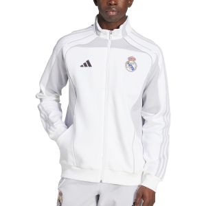 ADIDAS REAL MADRID URBAN PURIST TRACK TOP - WHITE/LGH SOLID GREY