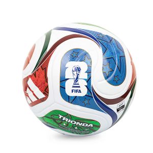 ADIDAS TRIONDA LEAGUE BALL - WHITE BLUE/POWER RED/AMAZON GREEN