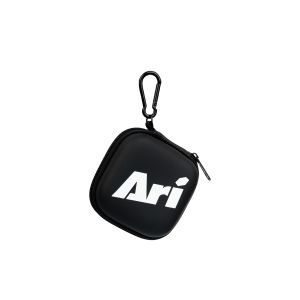 ARI DAILY PORTABLE MINI POUCH - BLACK/WHITE/BLACK