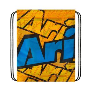 ARI ESSENTIAL ACTIVE GYMSACK - ORANGE/BLUE/BLACK