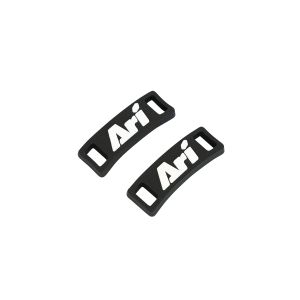 ARI SHOELACE BUCKLES - BLACK/WHITE/BLACK