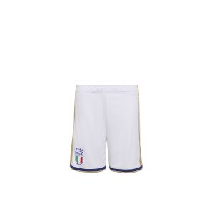 ADIDAS ITALY 2026 HOME KIDS SHORTS - WHITE