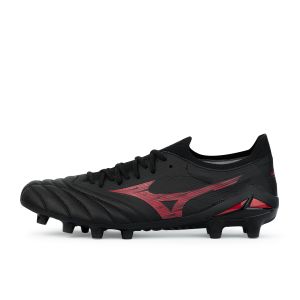 MIZUNO MORELIA NEO IV BETA ELITE FG - BLACK/MORELIA 40TH RED/BLACK
