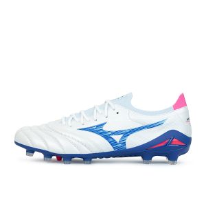 MIZUNO MORELIA NEO IV BETA JAPAN FG - WHITE/TANAGER TURQUOISE/PINK TETRA