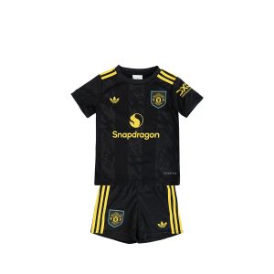 ADIDAS MAN UTD 2025/2026 THIRD BABY JERSEY - BLACK