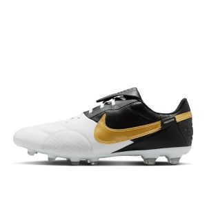 NIKE PREMIER III FG - WHITE/METALLIC GOLD/BLACK