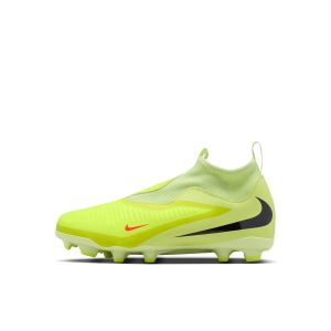 NIKE JR PHANTOM 6 HIGH ACADEMY FG/MG - HYPER CRIMSON/BLACK/LIMELIGHT