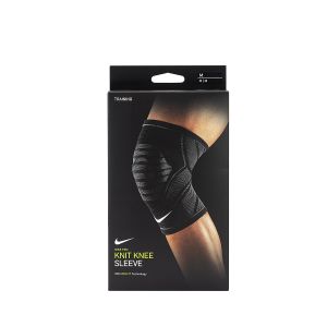 NIKE 360 PRO KNITTED KNEE SLEEVE - BLACK/ANTHRACITE/WHITE