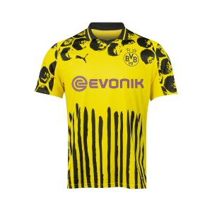 PUMA KIDSUPER BORUSSIA DORTMUND 2025 REPLICA JERSEY - FASTER YELLOW/PUMA BLACK