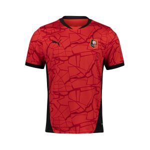PUMA STADE RENNAIS F.C. 2024/2025 HOME REPLICA JERSEY - PUMA RED/PUMA BLACK