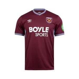 UMBRO WEST HAM 2025/2026 HOME REPLICA JERSEY - RED