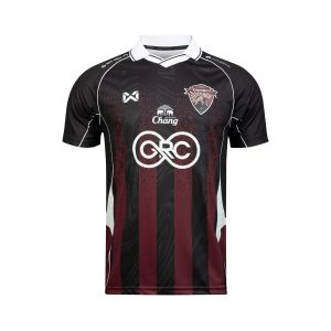 WARRIX UTHAI THANI FC 2025/2026 HOME JERSEY - BLACK/RED